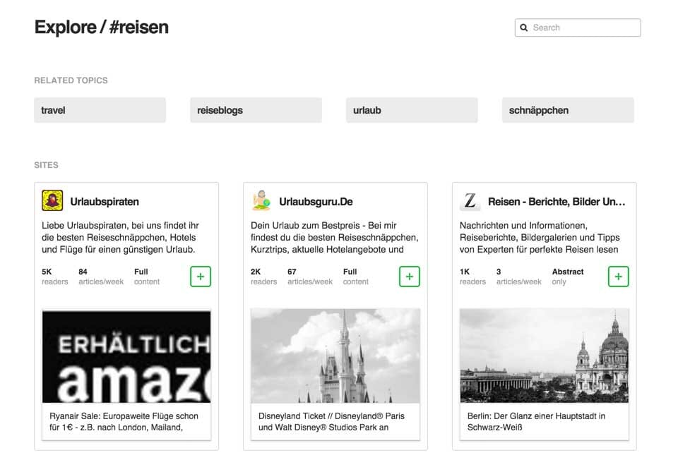 2-feedly-Vorschläge