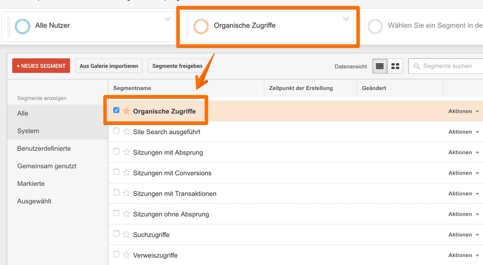 Organische Zielseiten analysieren, um Verwendung von hreflang zu prüfen