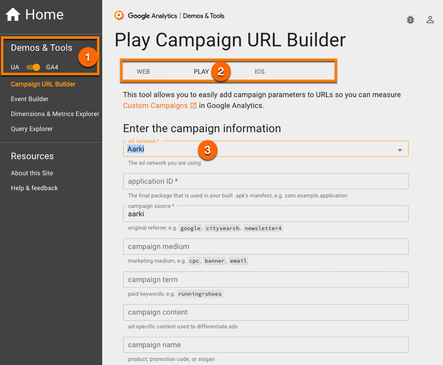 Der neue Campaign URL Builder für Google Analytics 4 (GA4)