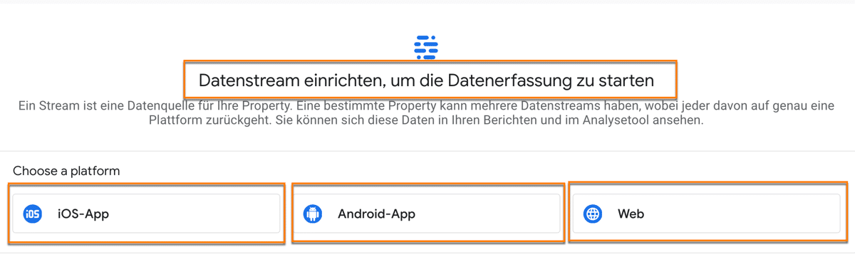 Neue Google Analytics 4 (GA$) Property im Google Analytics Konto erstellen