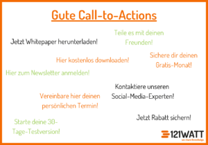 Gute Call-to-Actions