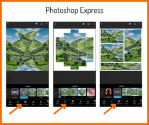 Anwendungsbeispiel Photoshop Express