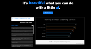 Screenshot vom KI-Tool Beautiful.ai