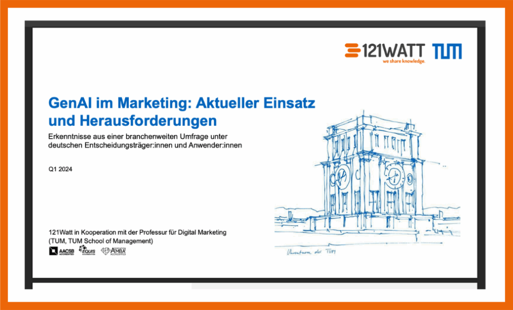 Beispiel für Hero-Content: Studie zu GenAI im Marketing